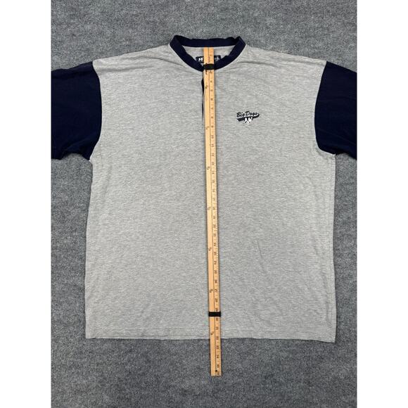 Vintage Big Dogs Two-Tone Henley Shirt 3X - Picture 11 of 13